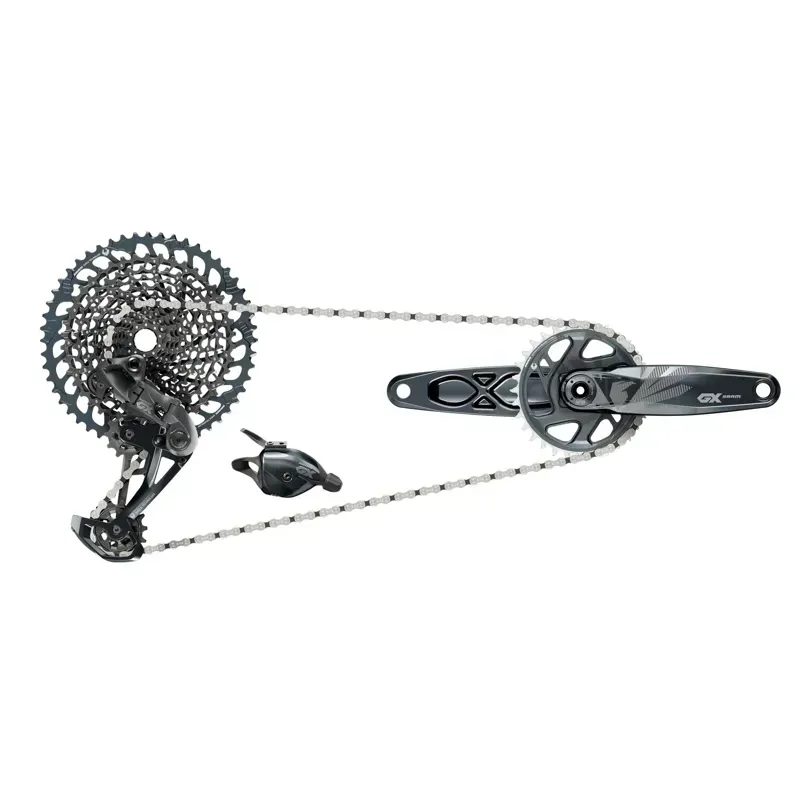 GROUP KIT SRAM GX EAGLE DUB RD/TRIGGER-SHIFTER/CRANK DUB 12s-170x32BOOST/CHAIN/CASS 10-52/CHAINGAP GAGE LUNAR Lunar Grey 170x32 boost dub
