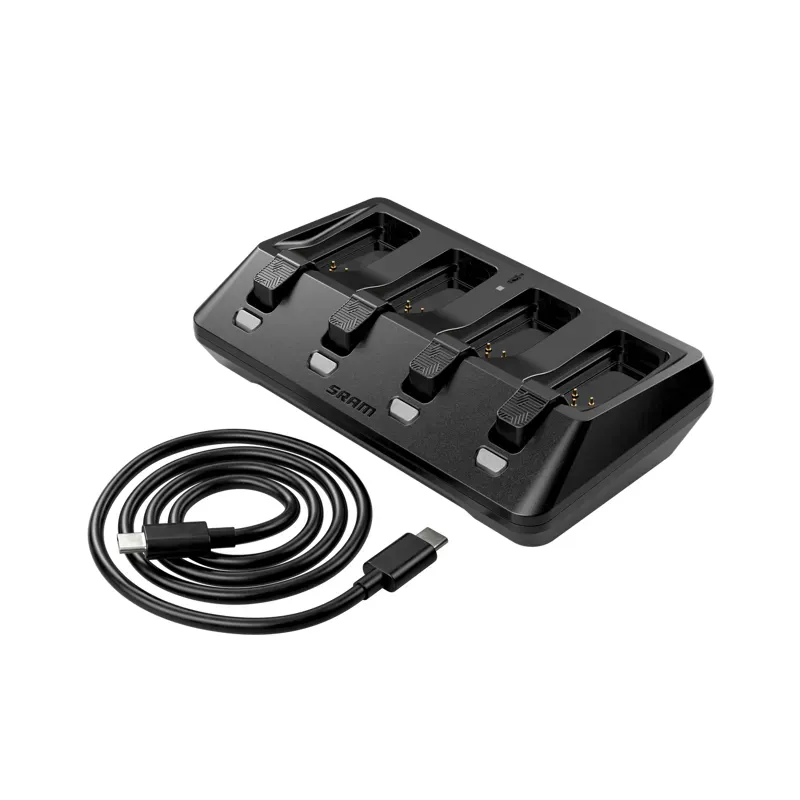 Sram AXS and eTap 4-Port USB-C Battery Charger in Black-1
