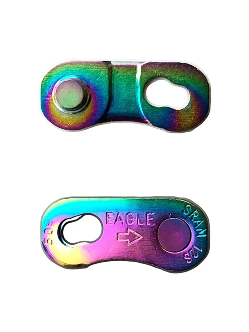 SRAM Eagle Powerlock 12-speed 4-piece Chain Connector in Rainbow