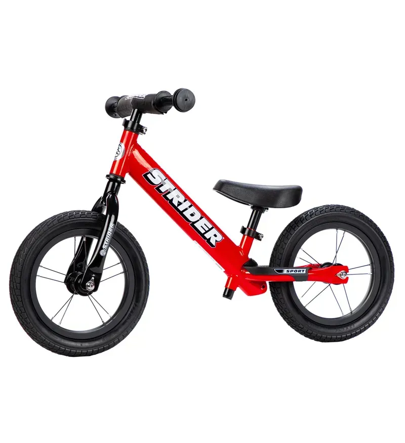Strider Sports High-Traction Alloy Pneumatic Wheelset in Black