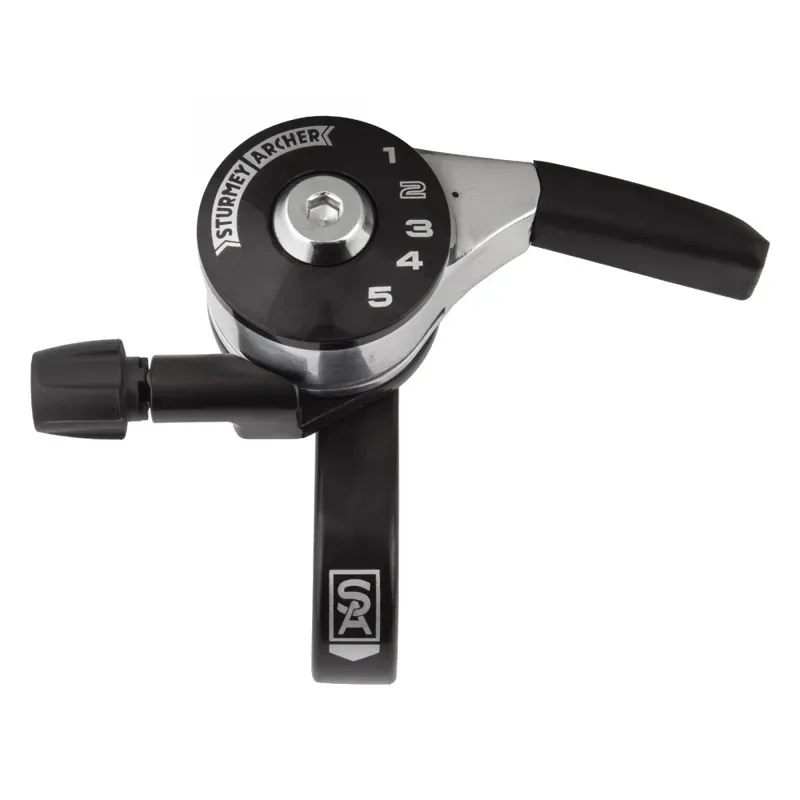 Sturmey Archer SLC50 5 Speed Thumb Shifter RH w/ Inner Cable in Black