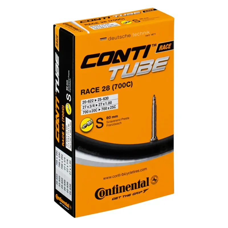 Continental Standard Tube - 700 X 20 - 25mm 60mm Presta Valve 700 x 20 - 25