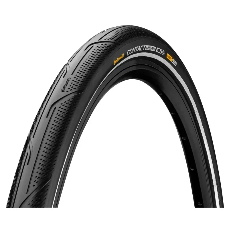 Continental Contact Urban Tire - 27.5 X 2.50 Clincher Wire Black/Reflex PureGrip SafetyPro E50 Black/Reflex 27.5 x 2.50