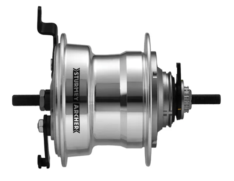 Sturmey Archer RXL-RD5 5-Sp Hub With 90mm Drum Brake in Silver