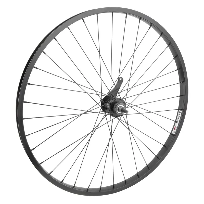 Wheel Master Alloy Cruiser/Comfort 26x1.75in Rear Wheel in Black